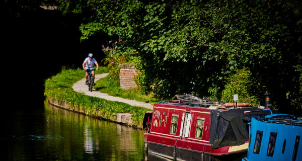 The Bridgewater Canal welcomes cyclists of all ages and abilities. LEARN MORE